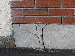 cracked foundation