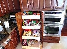 kitchen hardware: roll out drawers