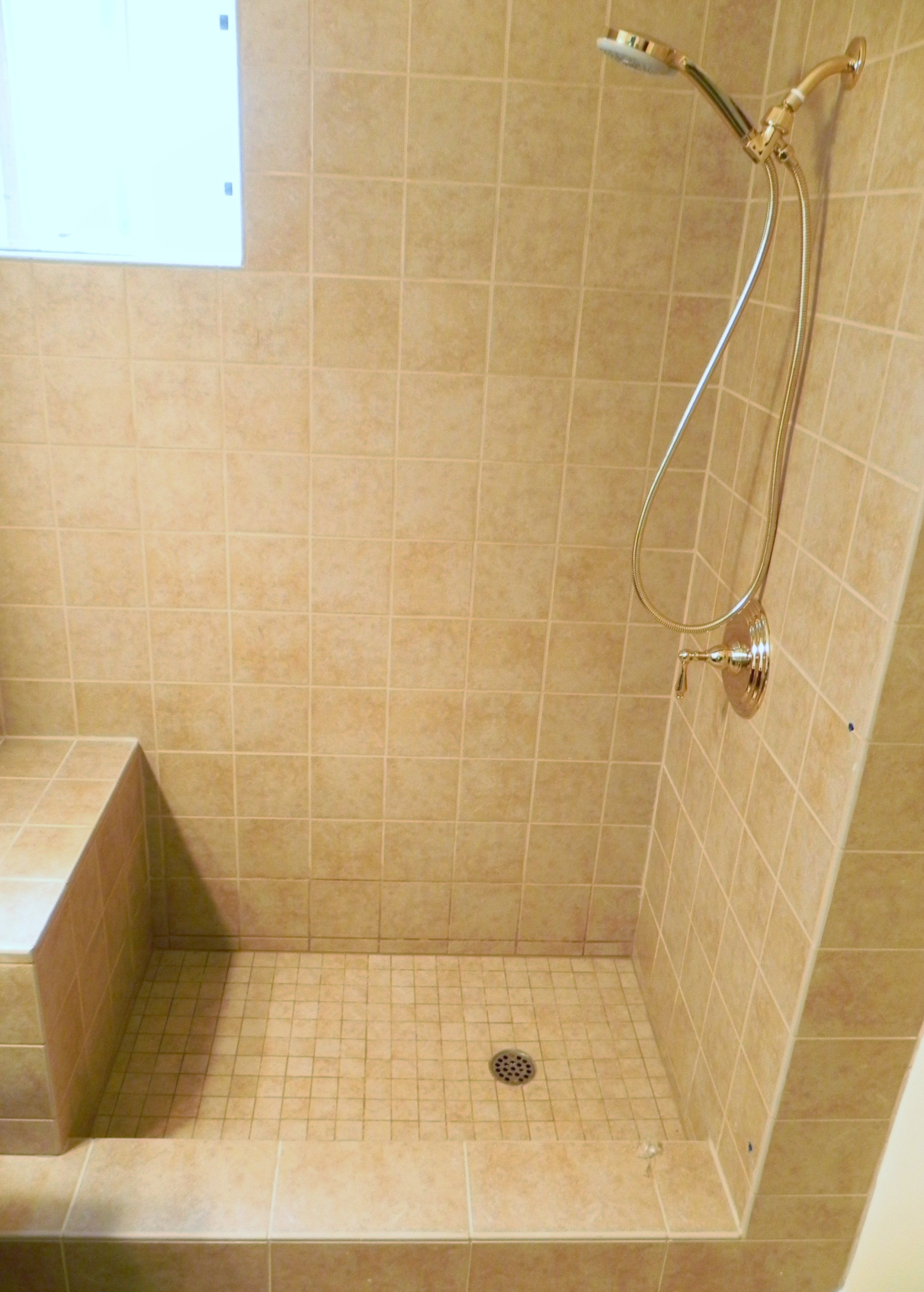 Los Angeles Bathroom Remodeling: Shower with a Bench