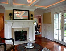 small room crown molding