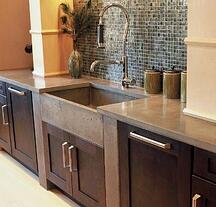 concrete kitchen countertops