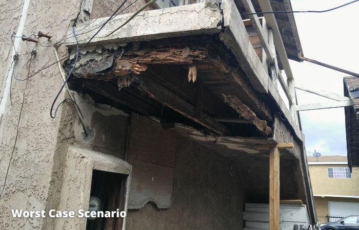 08 - Balcony Rotted Damage