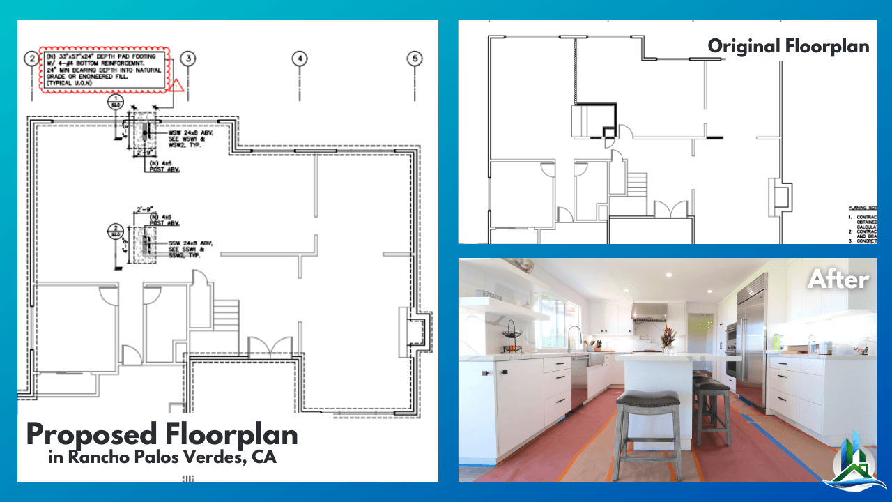 6 - remove a wall in Palos Verdes Estates - cost to remove a wall - south bay - bay cities construction