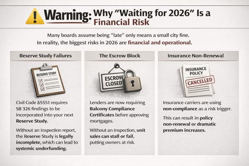 Financial risks of delaying compliance