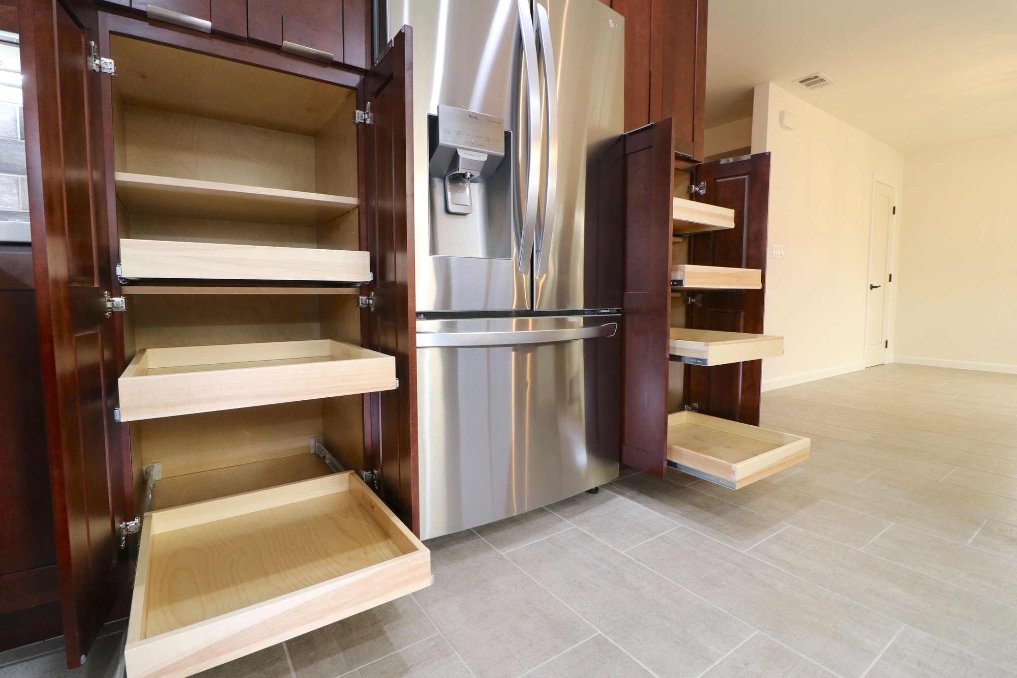 Redondo Beach Kitchen - best general contractor - pantry drawers