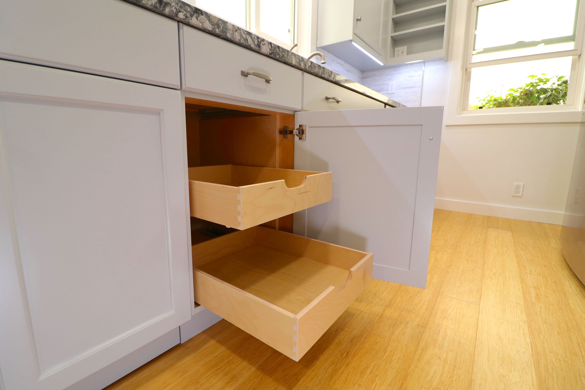 Torrance Kitchen Remodel - Contractor - Rev a Shelf Pull Out