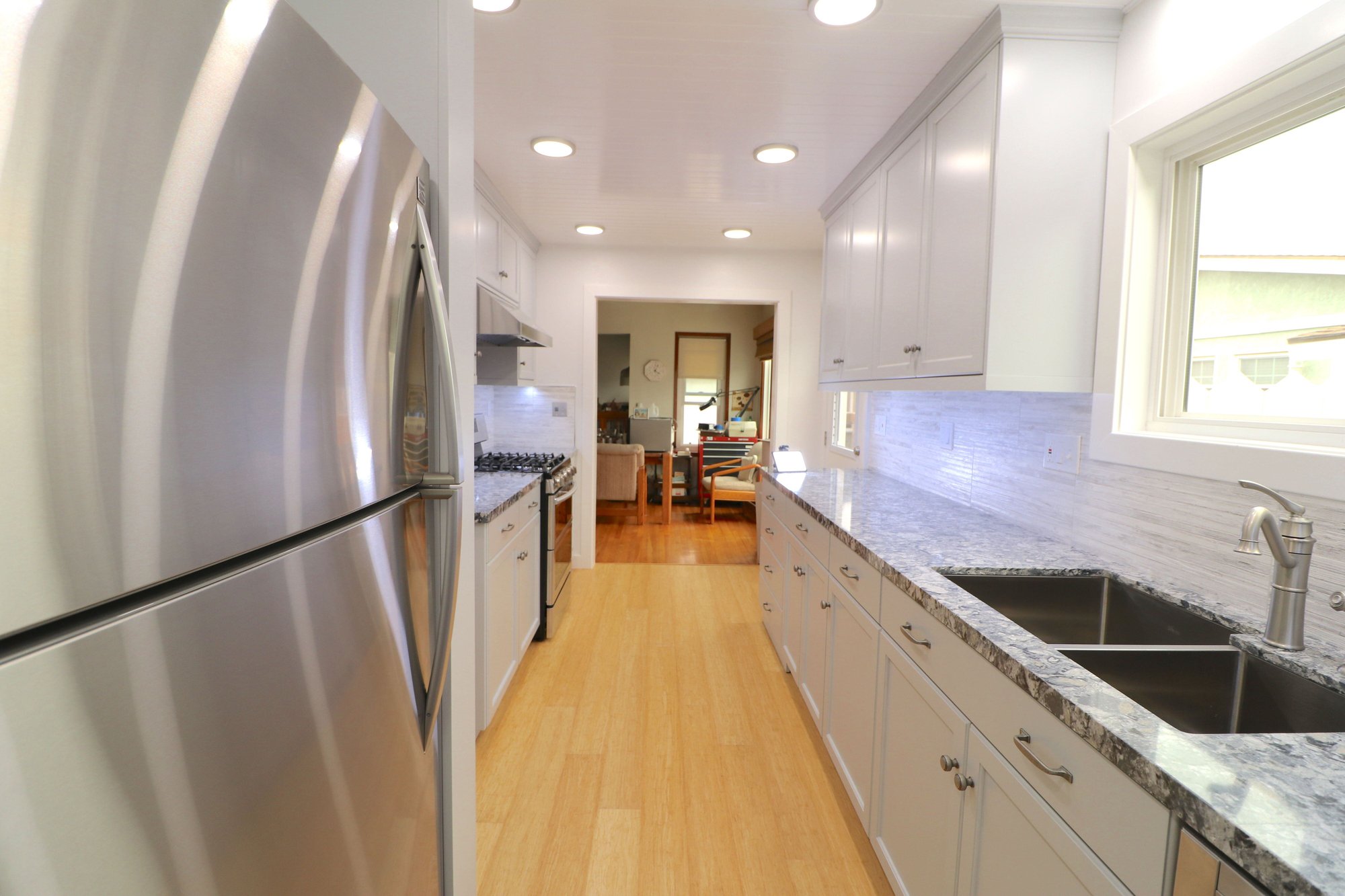 Torrance Kitchen Remodel - Contractor - Small Galley Kitchen