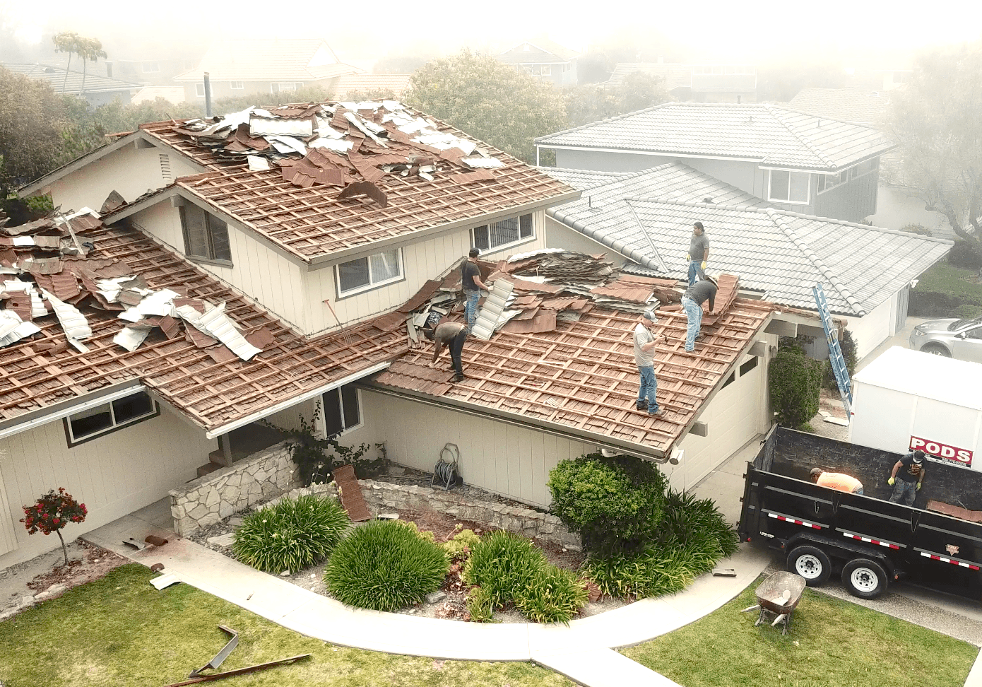 aerial before