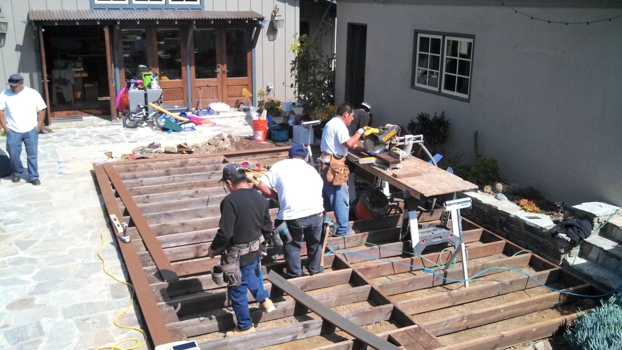 South Bay Deck Builder - Framing - Rolling Hills Estates
