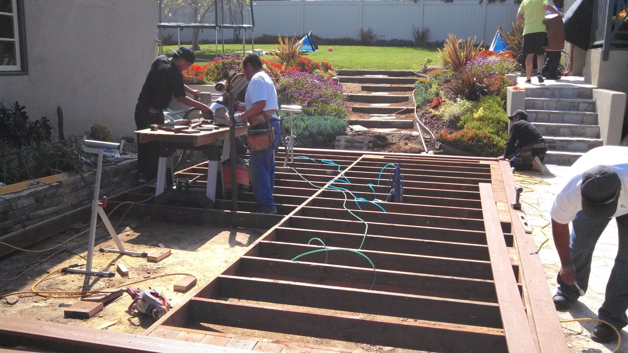 South Bay Deck Builder - Pressure Treated Deck Frame