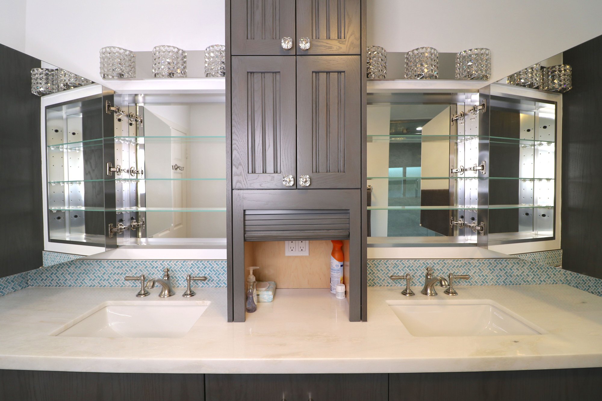 countertop cabinet - Master bath remodel - best remodel near me - torrance - bay cities construction
