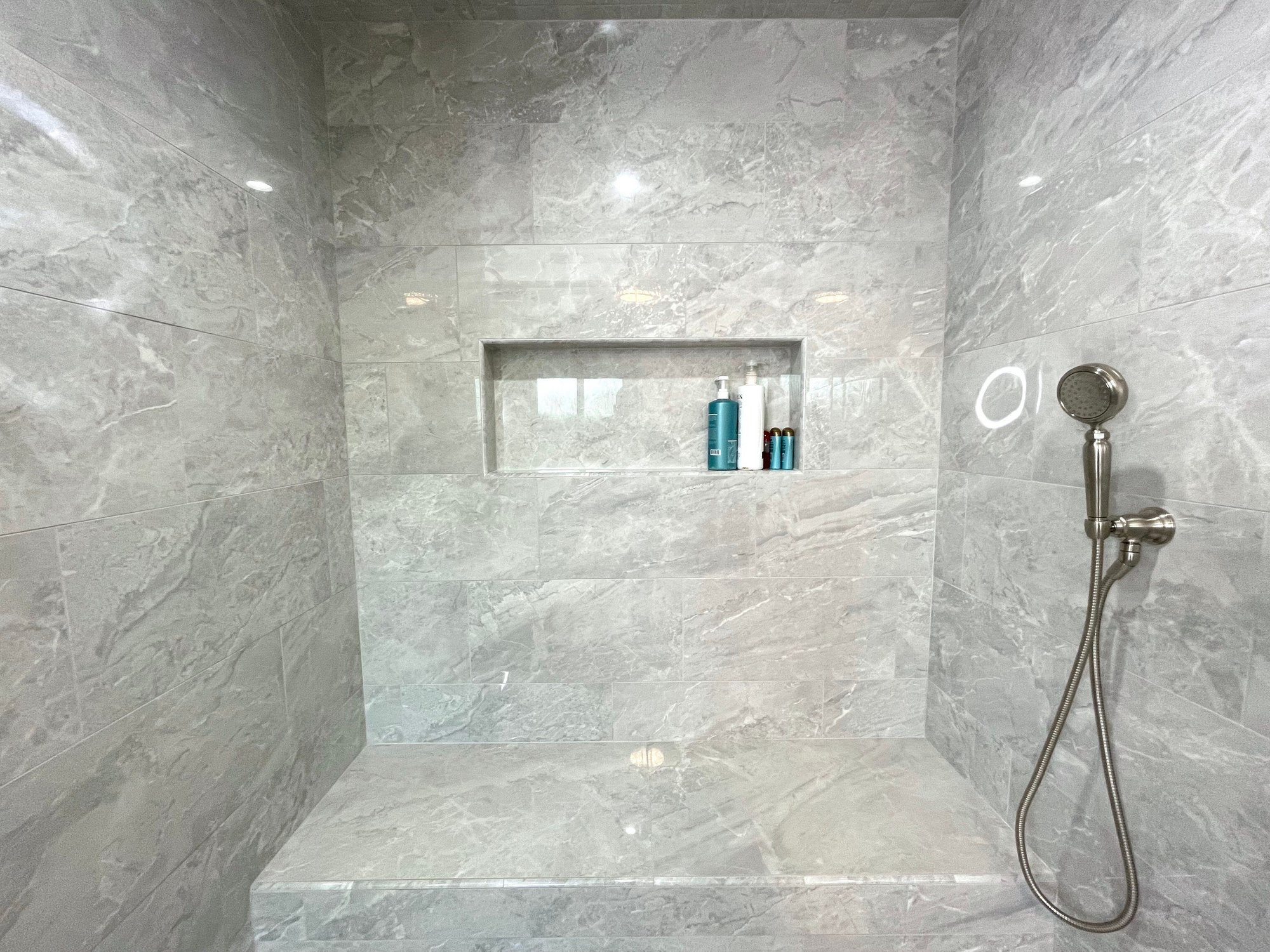 custom shower - Master bath remodel - best remodel near me - torrance - bay cities construction
