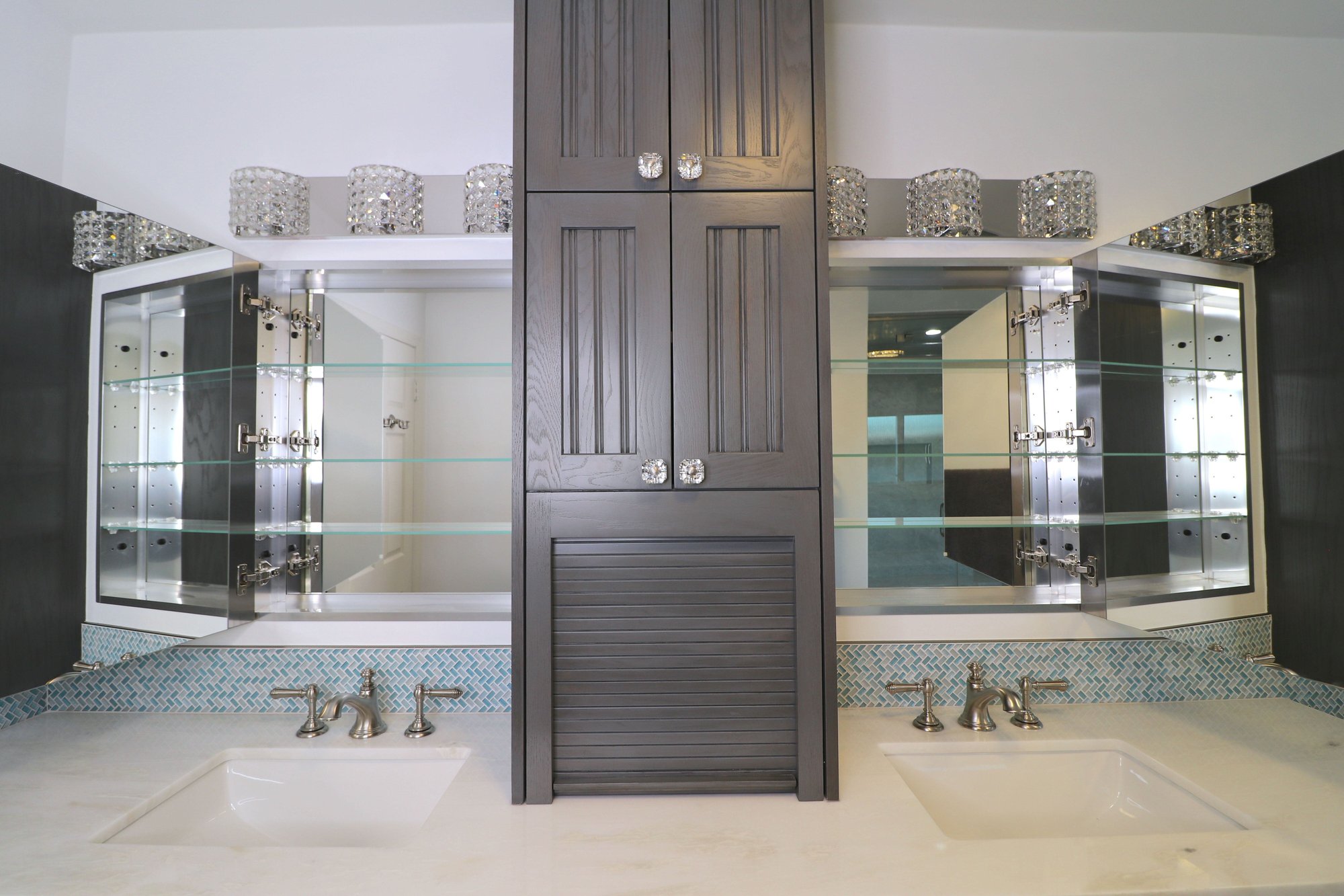 deluxe medicine cabinet - Master bath remodel - best remodel near me - torrance - bay cities construction