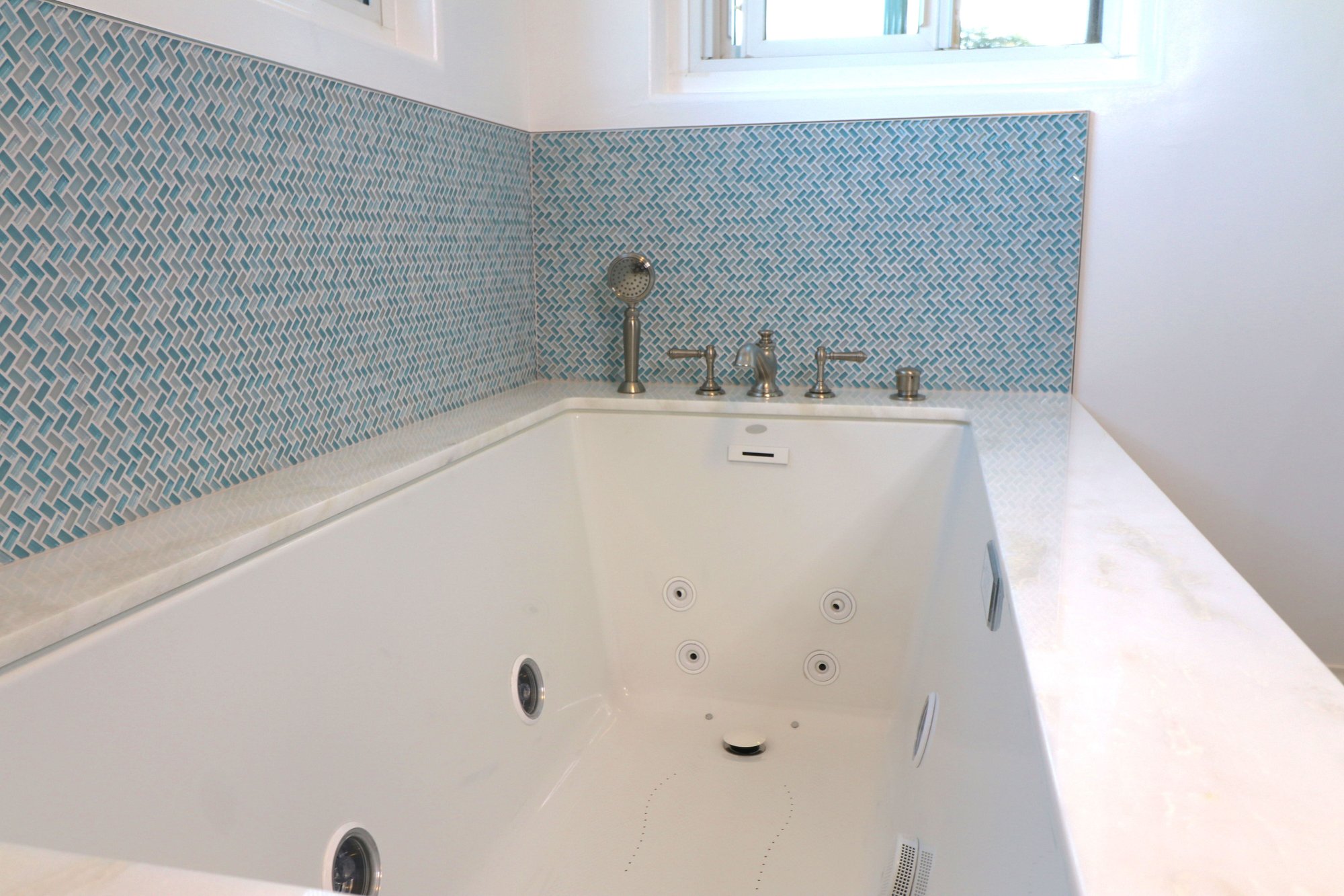 quartz jacuzzi tub - Master bathroom remodel - best south bay - bay cities construction