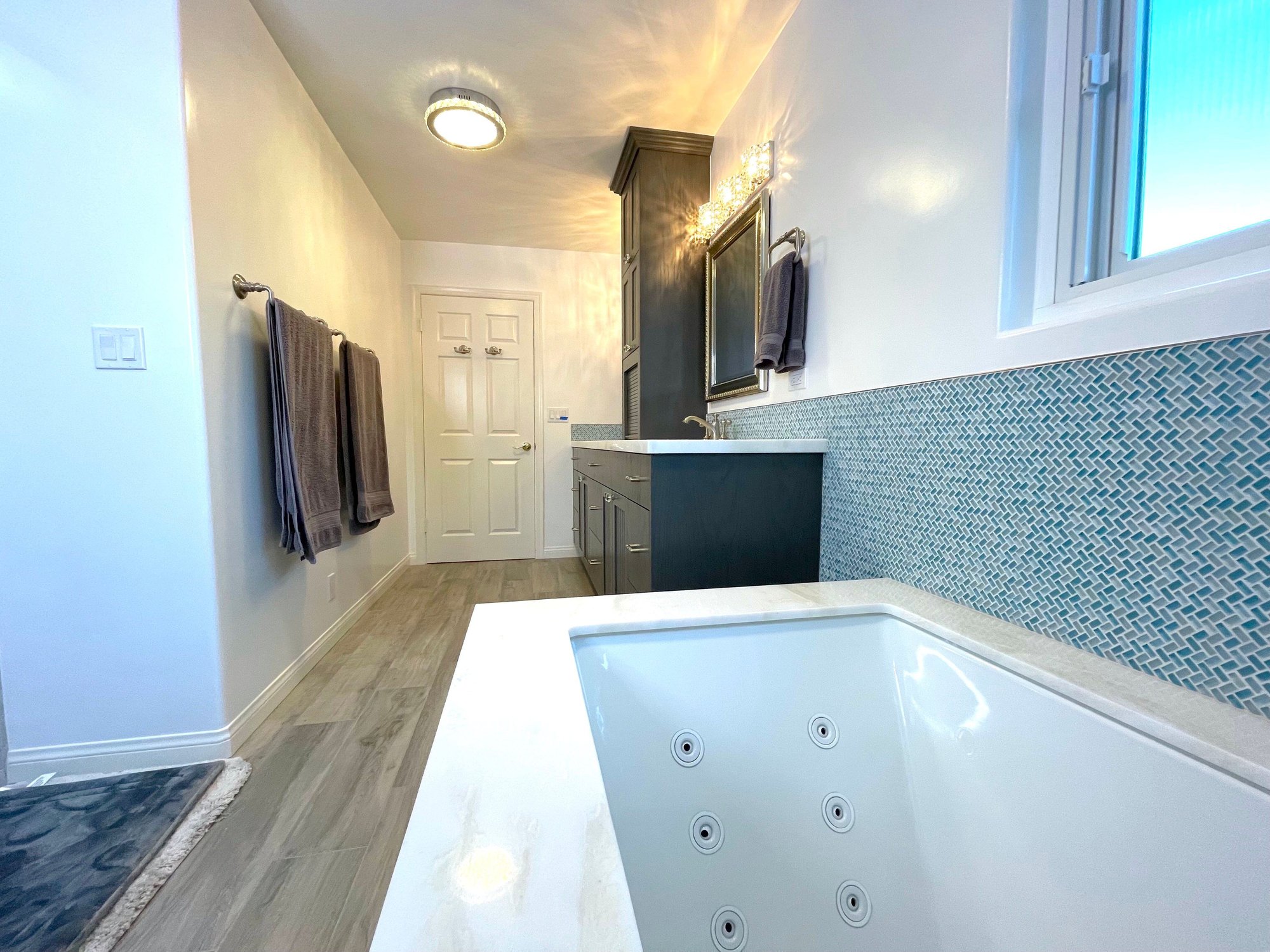 spa bathroom -  Master bathroom remodel - best south bay - bay cities construction