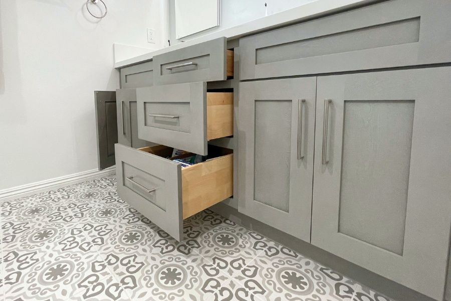 08 - custom vanity storage drawer