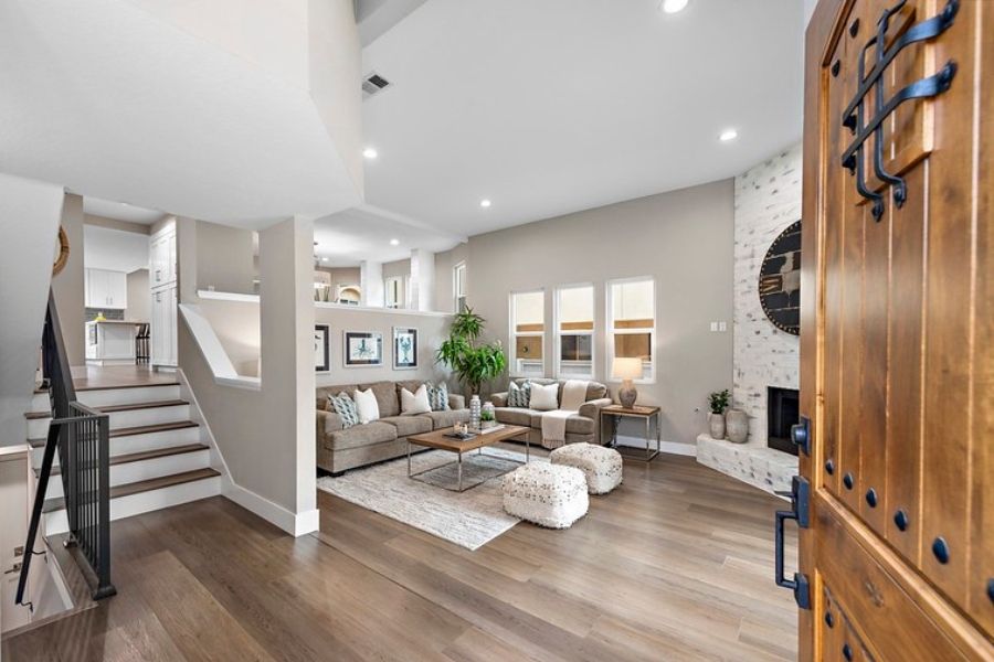 02 - living room - condo remodel - redondo beach