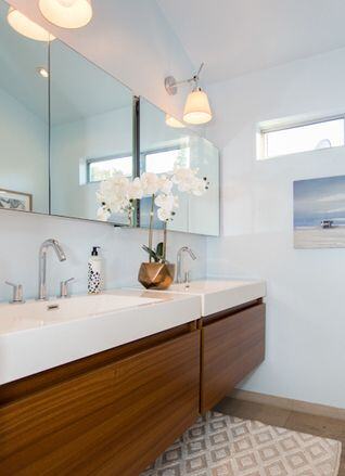 NOWITA 9 modern bathroom - modern remodel - venice california - bay cities construction