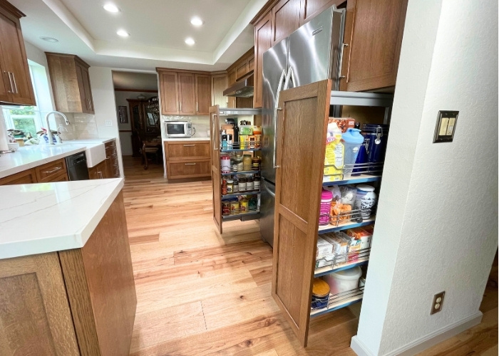 10 - rev a shelf - pantry pullouts shelves