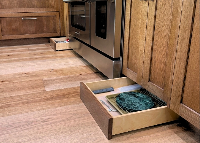 14 - custom toe kick drawer