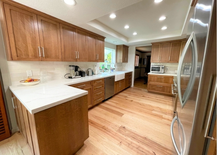 16 - custom kitchen remodel - peninsula kitchen