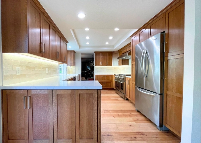 2 - kitchen remodel - custom cabinets