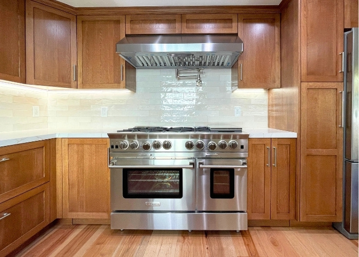 7 - bluestar range - double oven range 