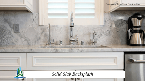 solid slab backsplash - bay cities construction