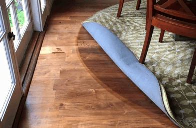 Sun damaged floors