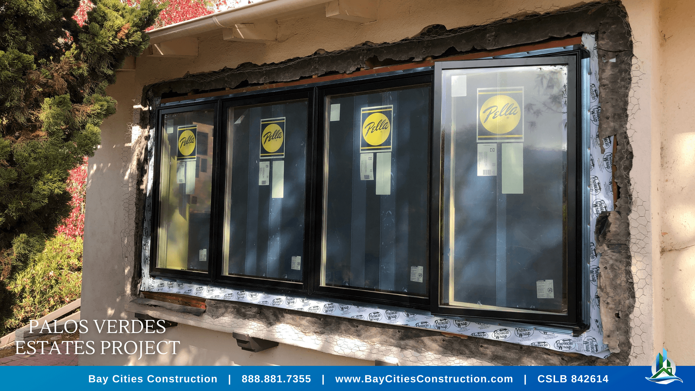 4 new construction - casement window - new wood window - bay cities construction - palos verdes