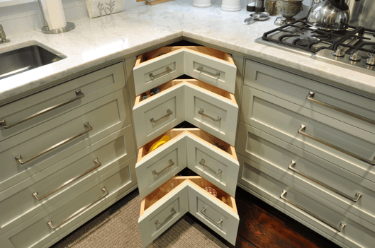 Kitchen Cabinets Blind Corner Cabinet Solutions Kitchen Cabinets Blind Corner Cabinet, How To Build A Corner Kitchen Cabinet With Drawers