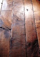 rustic plank floor