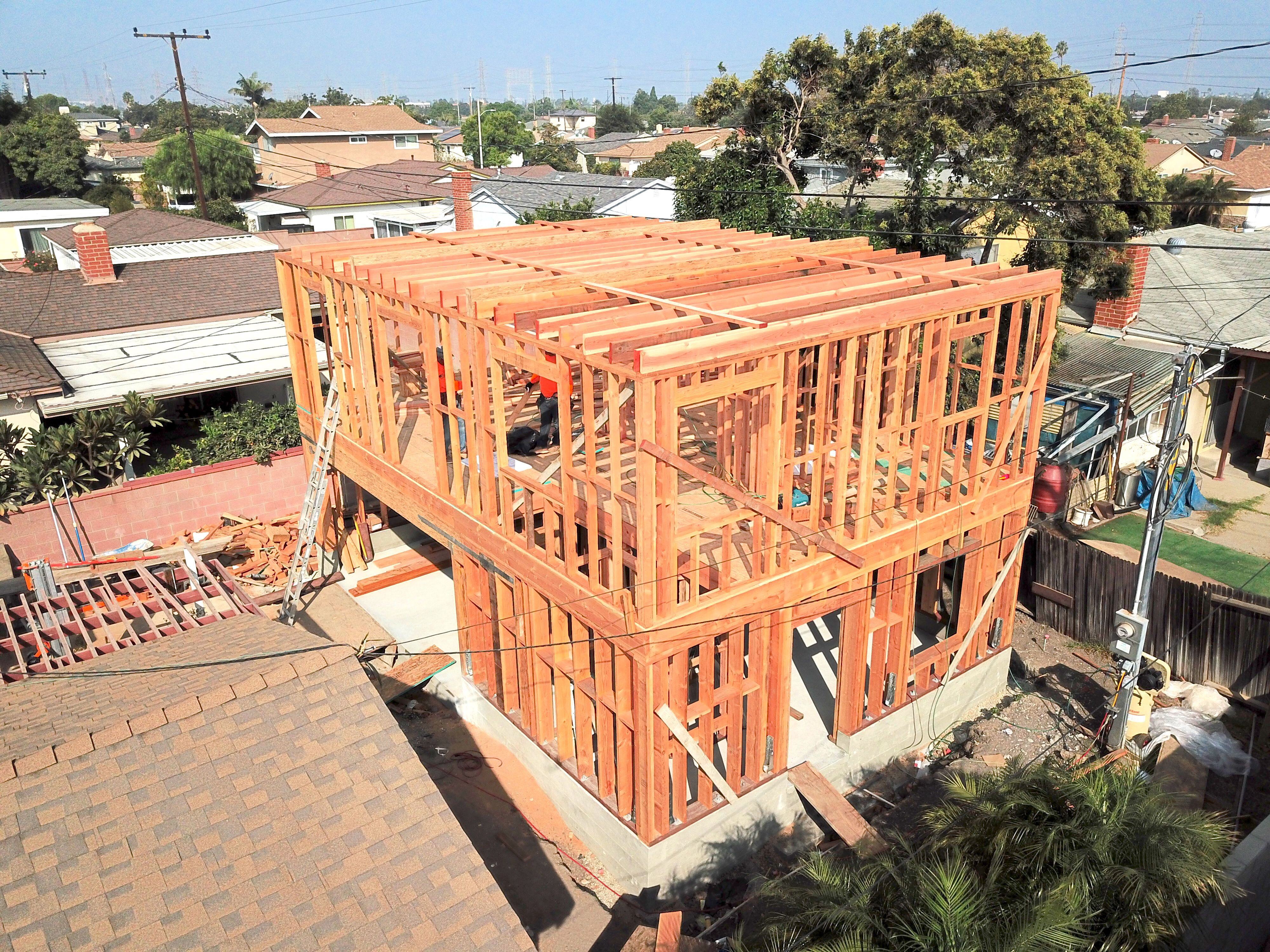 Under Construction: Two-Story ADU in Torrance, CA