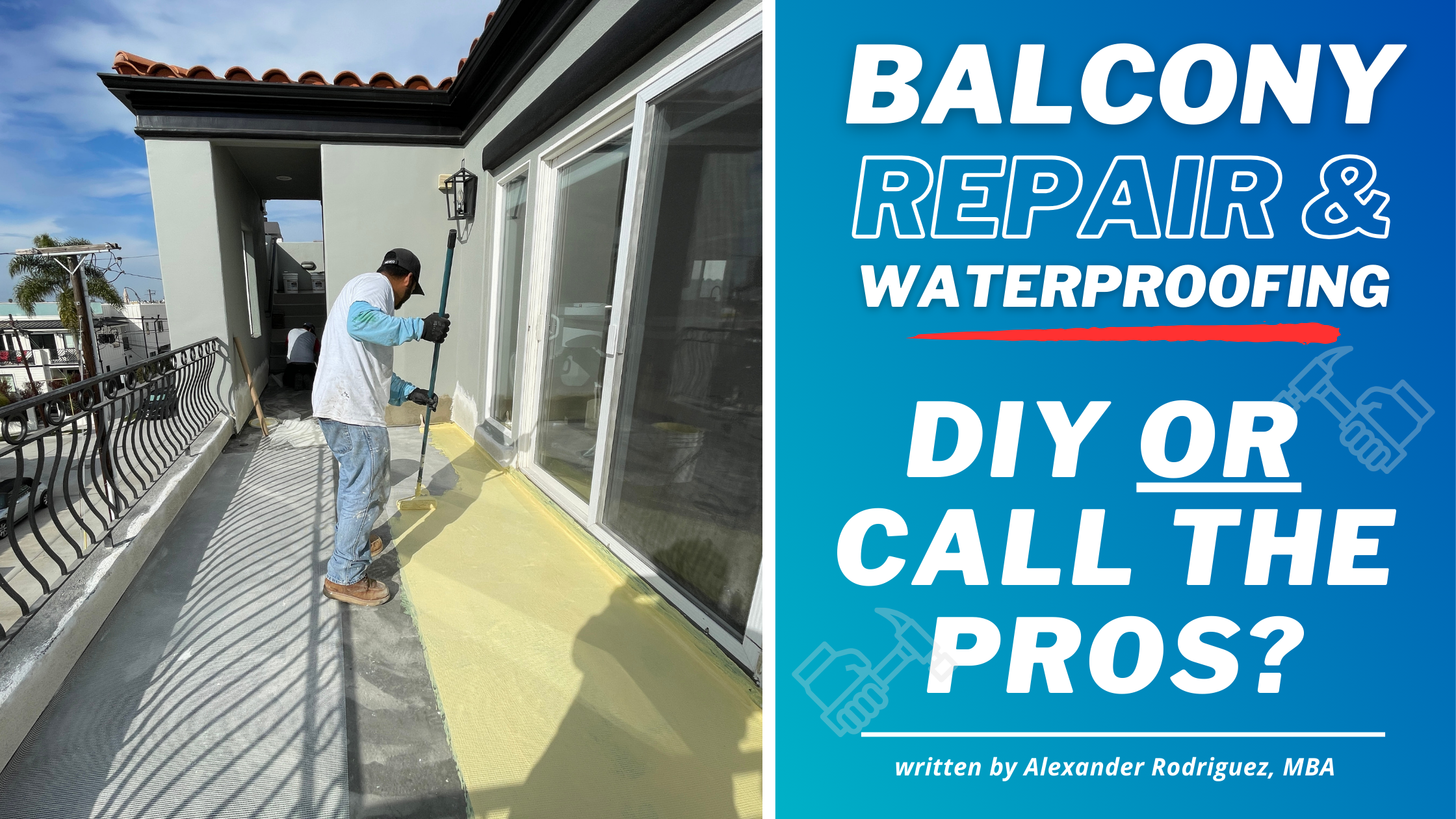 Balcony Repair and Waterproofing: DIY or Call the Professionals?