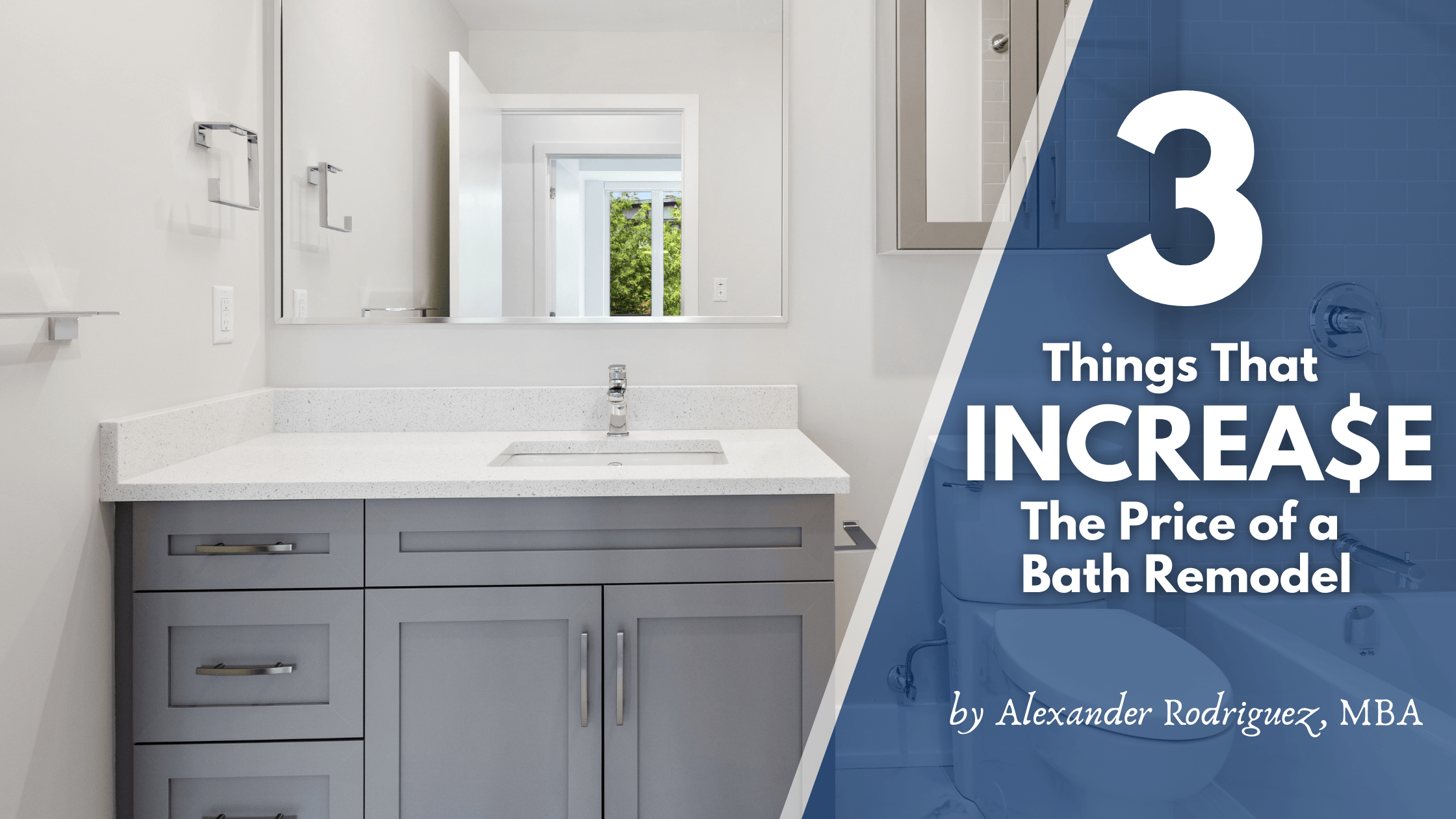 3 Things that Increase the Price of Bathroom Remodels