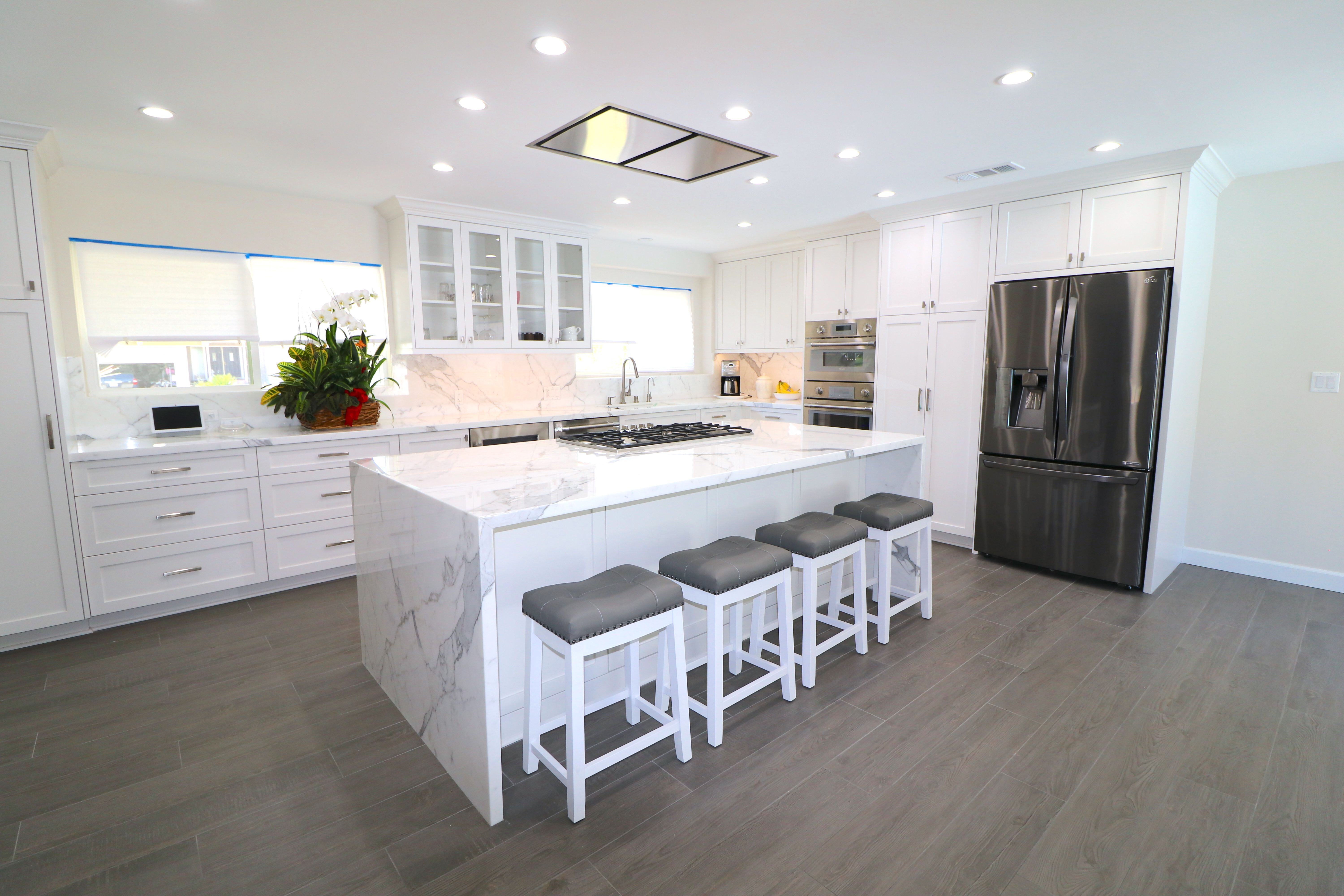 open concept kitchen experts - best general contractor - rancho palos verdes kitchen remodel