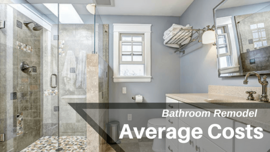 Average Cost Of A Bathroom Remodel - How Much To Remodel A Bathroom In California
